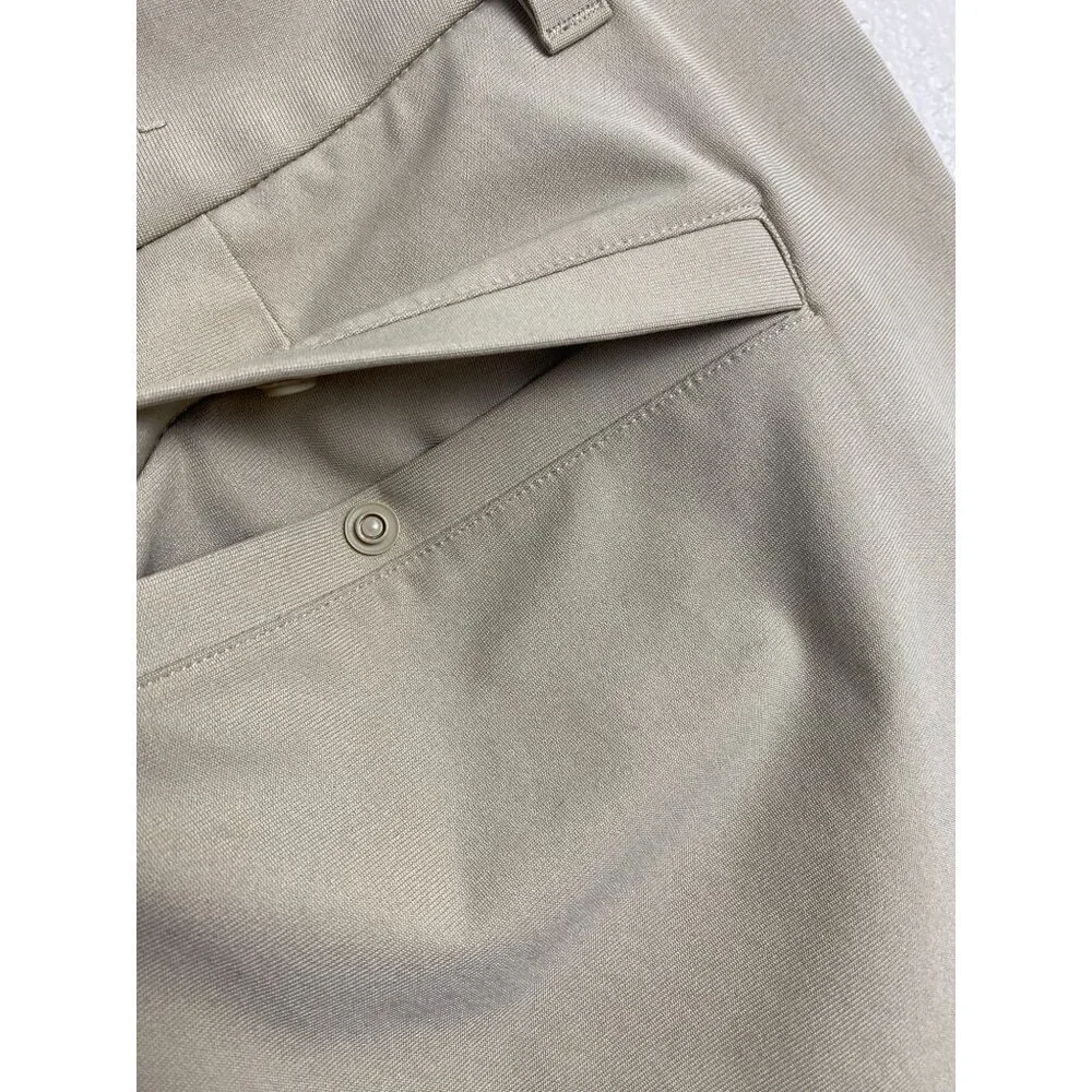 Lululemon ABC Classic Fit Trouser Pants Men size 34 Tan Brown Chino Performance